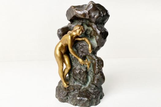 Bronzefigur von Ernest Wante
